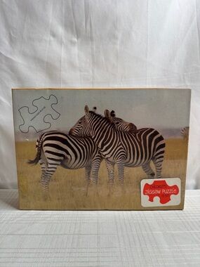 Springbok Zebra Pals Children's 100 PC Jigsaw Puzzle 1972 NEW VTG RARE RETIRED